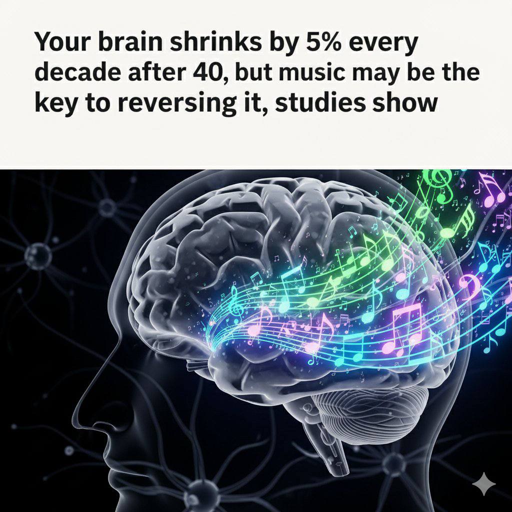 A PLOS Biology study found that lifelong musicians in their 60s had brain responses comparable to people in their 20s, suggesting musical training builds cognitive reserve. Another study showed that even starting an instrument later in life can preserve brain structure and memory. Older adults who continued playing after learning showed no brain shrinkage or decline, while those who quit did.
