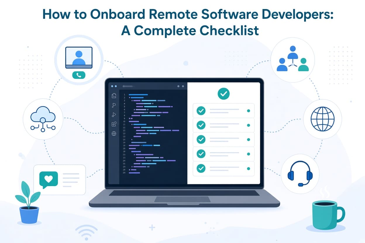 How to Onboard Remote Software Developers: A Complete Checklist